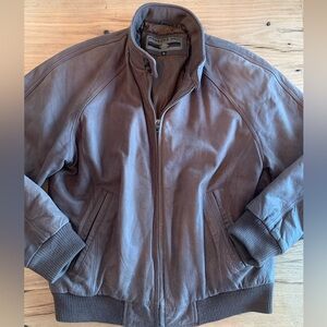Members Only Brown Bomber Jacket